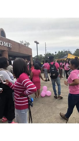 NSLS chapter at Alabama State University hosting a breast cancer walk.