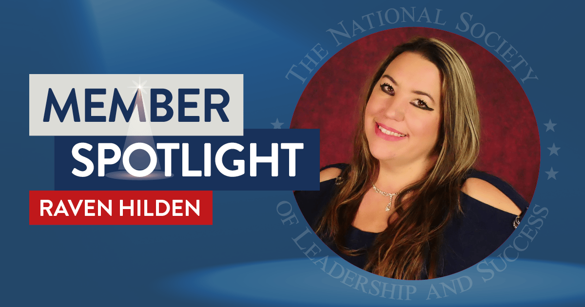 MemberSpotlight: Raven Hilden is committed to helping others grow as a servant leader