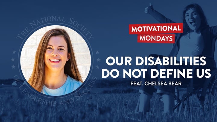 Our Disabilities Do Not Define Us, featuring Chelsea Bear - NSLS Motivational Mondays Podcast