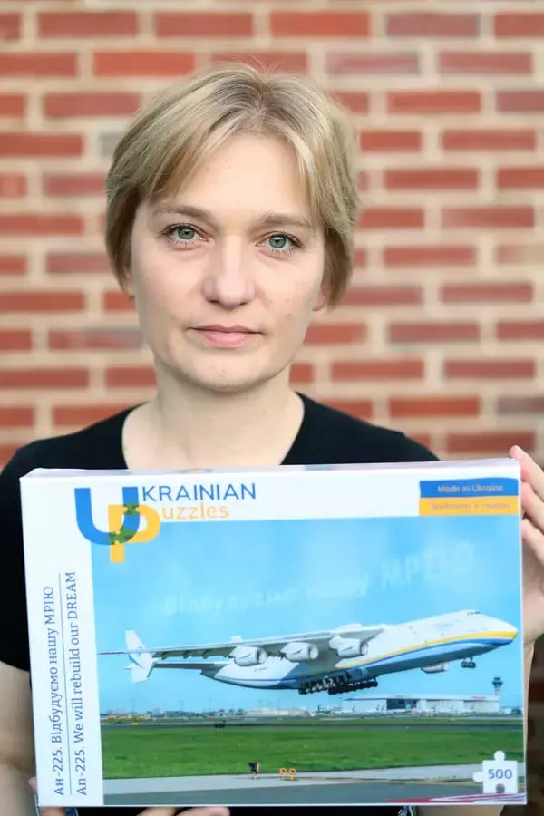 Yaryna Zhurba, founder of Ukrainian Puzzles and NSLS member