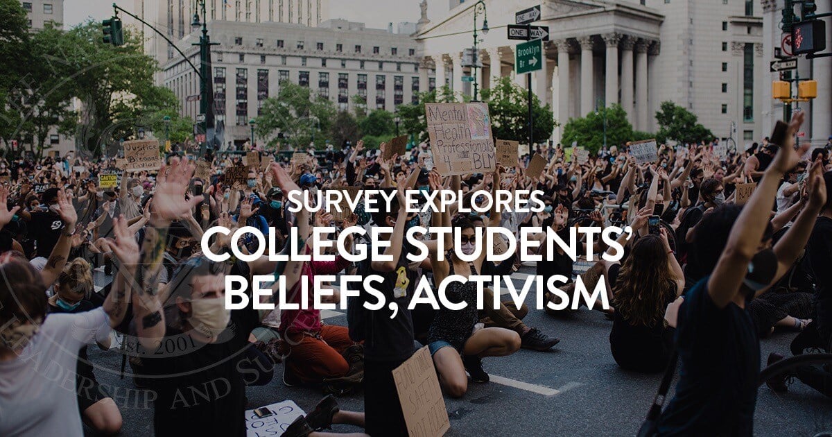 Survey Explores College Students' Beliefs, Activism.