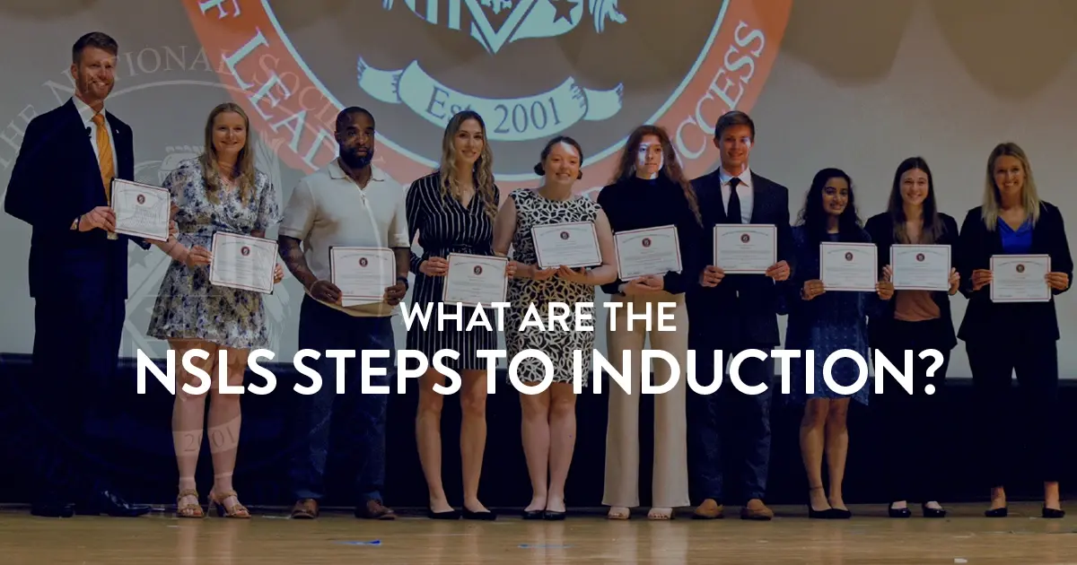 What are the Steps to Induction for the NSLS?