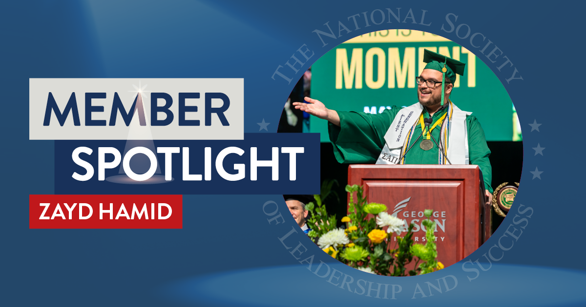 Member Spotlight: Zayd Hamid.