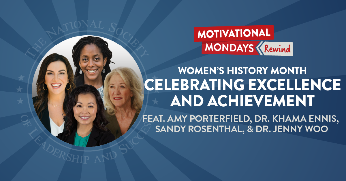 Women’s History Month: Celebrating Excellence and Achievement (Feat. Amy Porterfield, Dr. Khama Ennis, Sandy Rosenthal, & Dr. Jenny Woo)