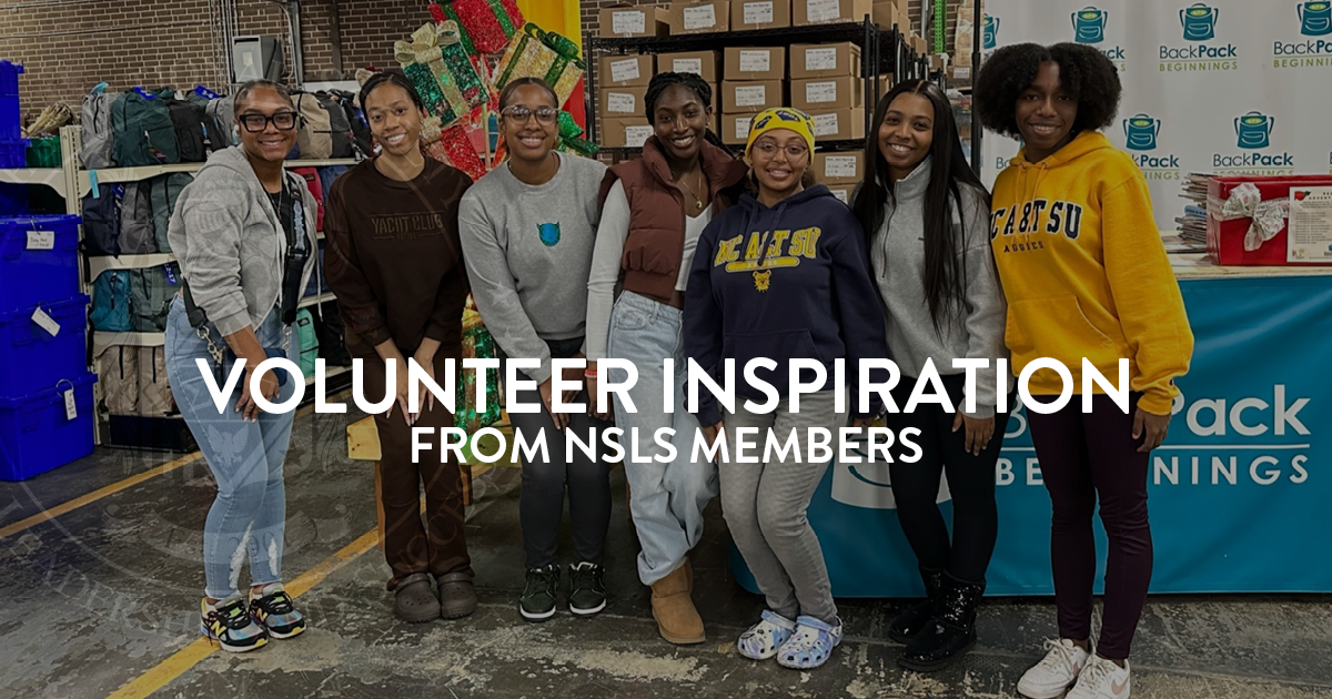 Volunteer Inspiration from NSLS Members