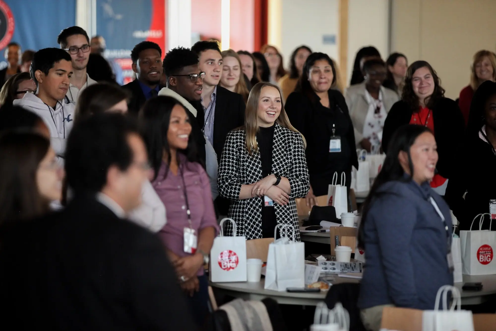 NSLS Members at a Conference.